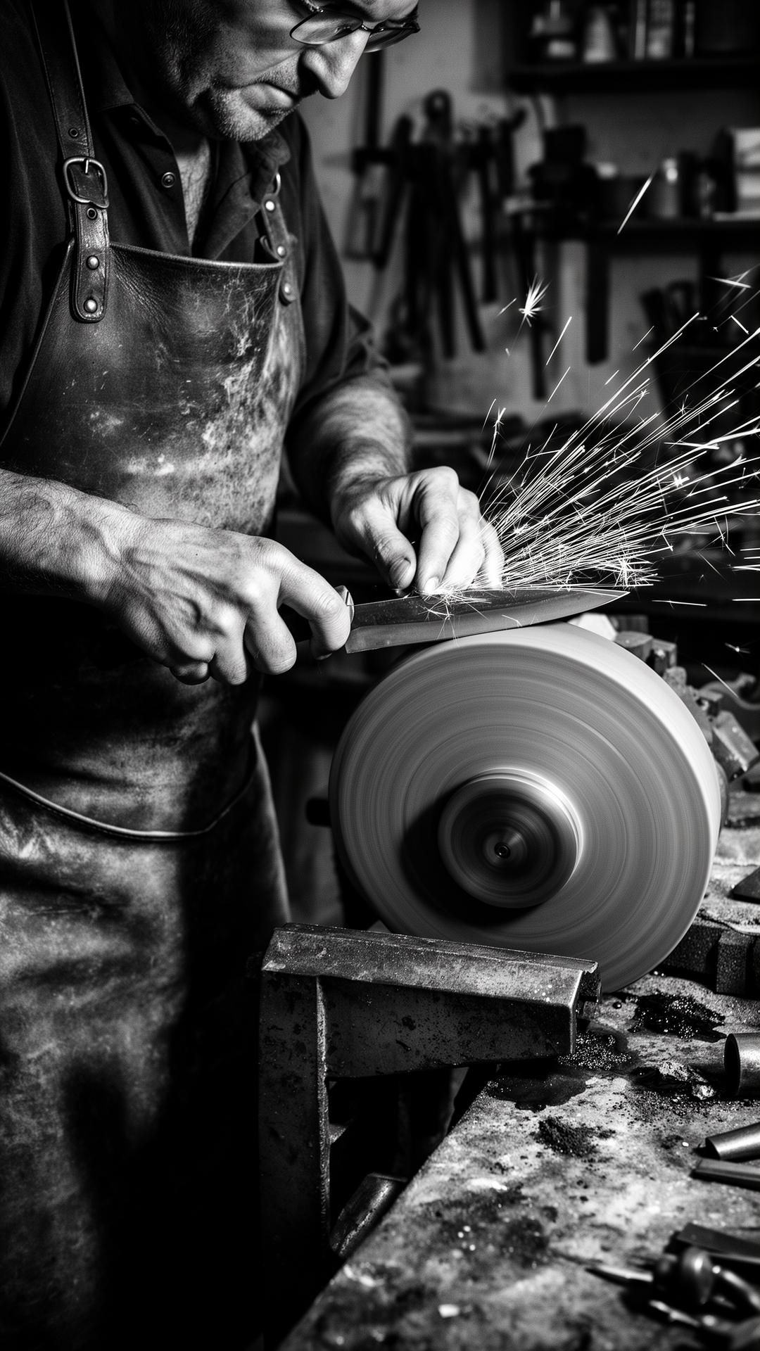 Solinger Schleifer am Sandstein